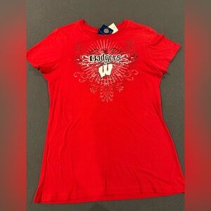 Wisconsin Badgers Graphic T-Shirt - Women’s Large